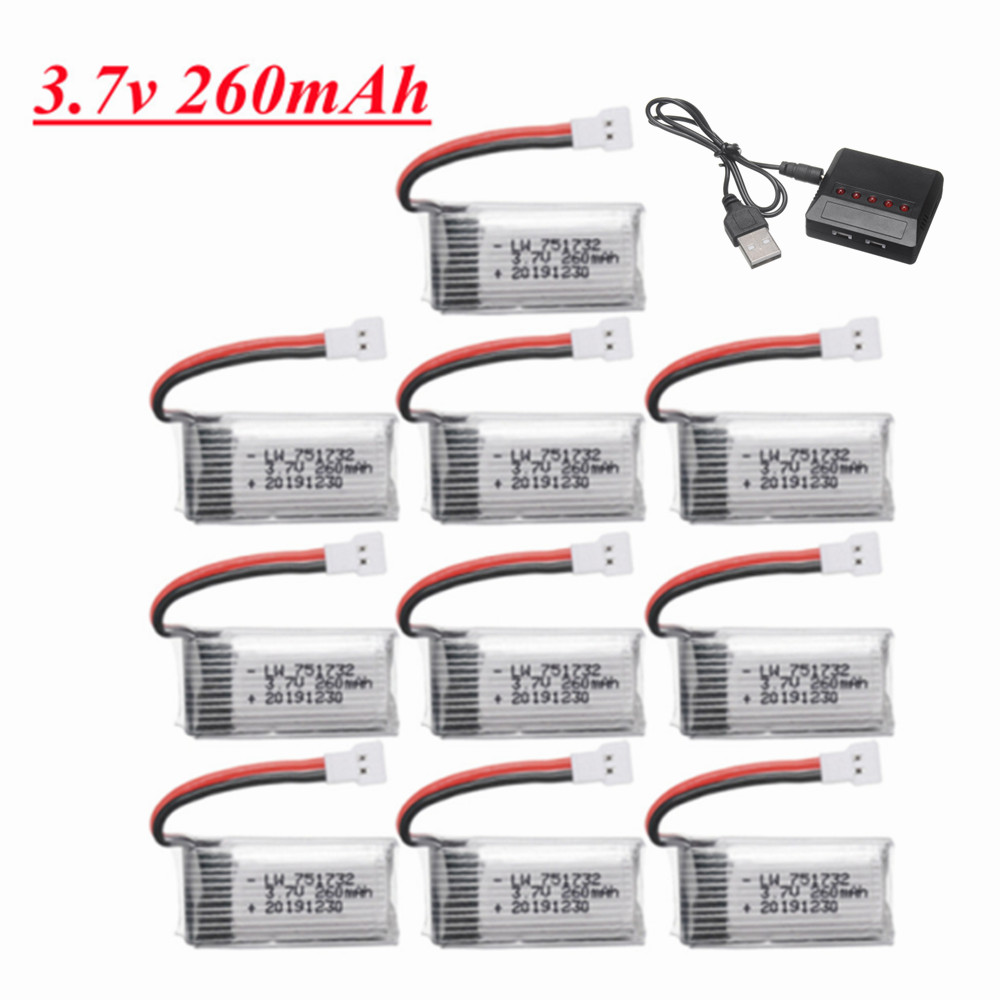 Drone Reaper Rc - H8 H36 Batterie 3,7 V 260
