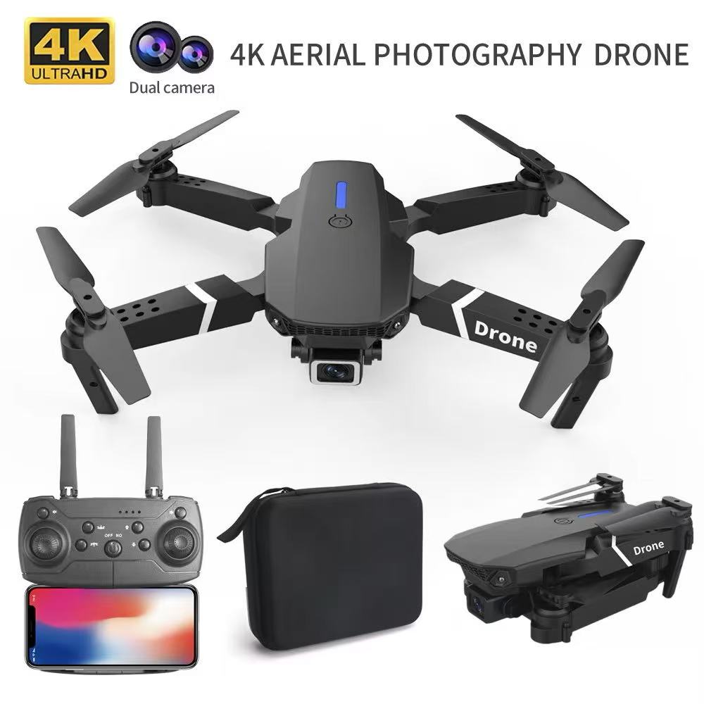 Drone Rc Team City - Professionelle Drohne E88 4k Weitwinkel-HD-Kamera WiFi