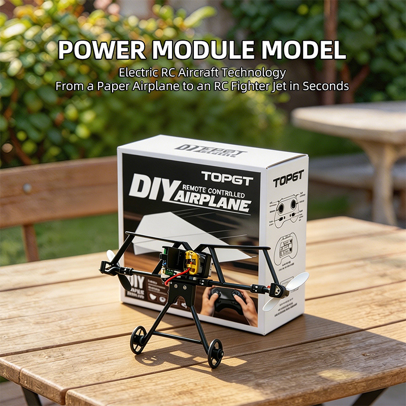 Drone Rc Jet - RC Papierflugzeug-Bausatz mit Gyro-Stabilisator DIY Elektrisches