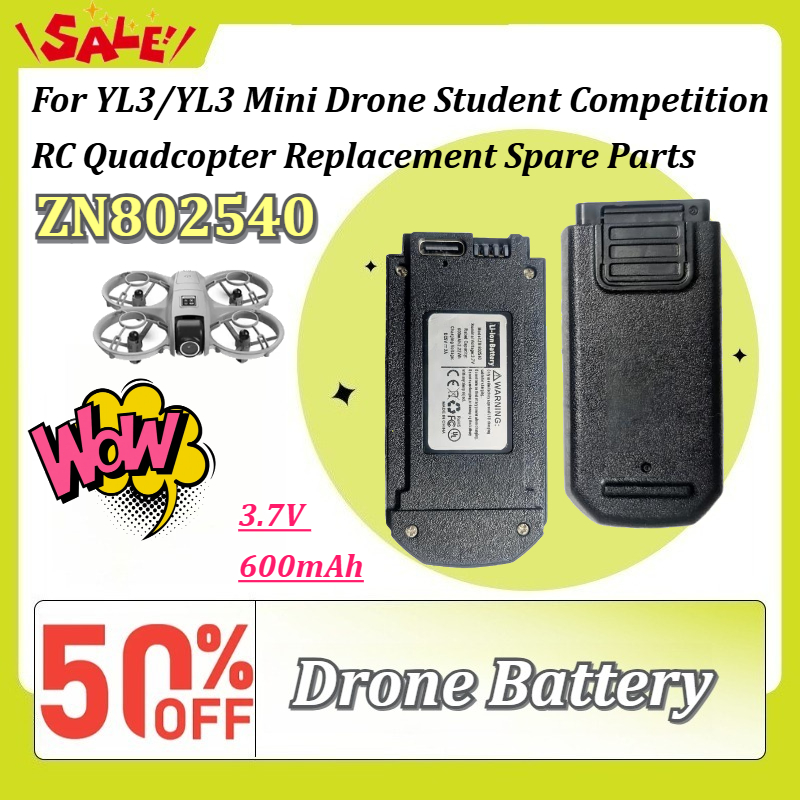 ZN802540 3,7V 600mAh Li-Ionen- – Drone Rc Yl3 Bewertung und Preis
