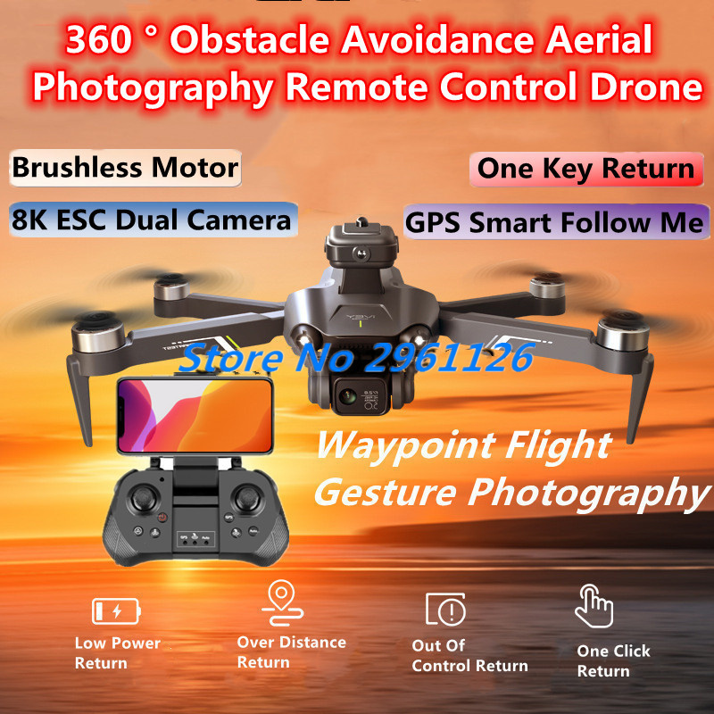 360 °   Hindernisvermeidung Lu – Drone Rc Fpv Manual Bewertung und Preis