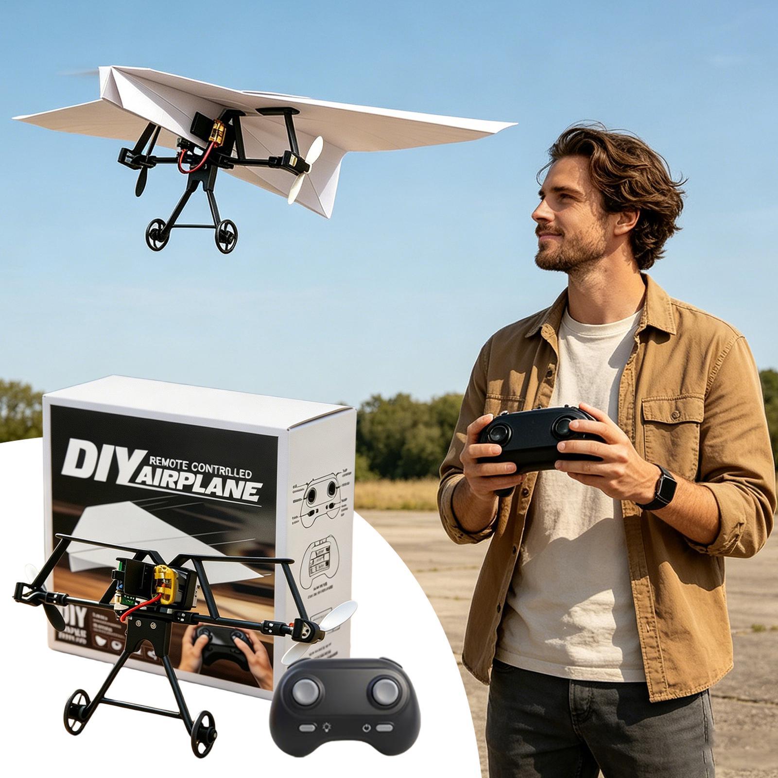 DIY RC Papierflugzeug-Bausatz  – Drone Rc Jet Bewertung und Preis