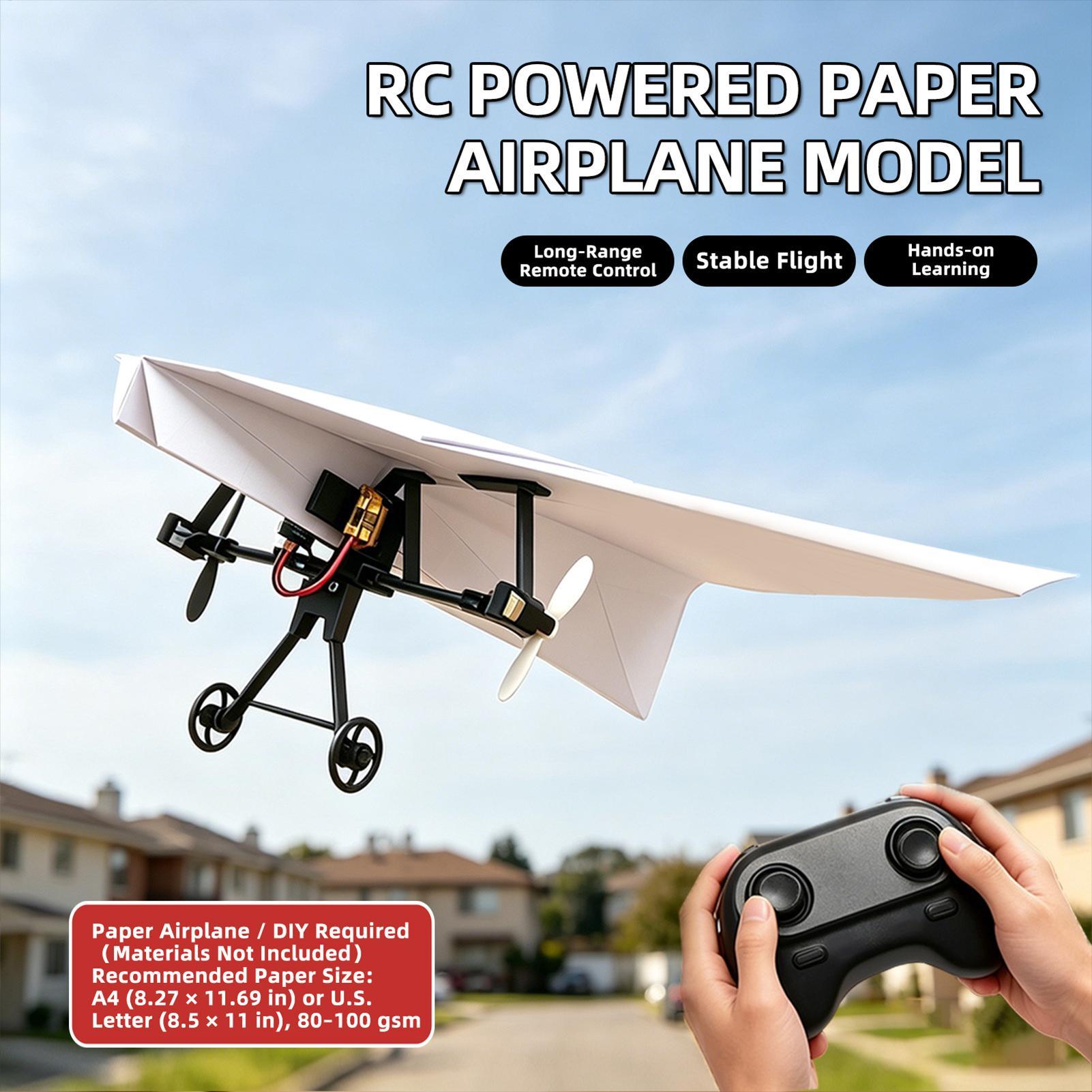 DIY RC Papierflugzeug-Bausatz  – Drone Rc Jet Bewertung und Preis