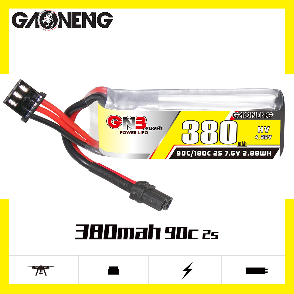 GNB 2S 7,6V 380mAh 90C/180C Li – Dron Rc Quadcopter Bewertung und Preis