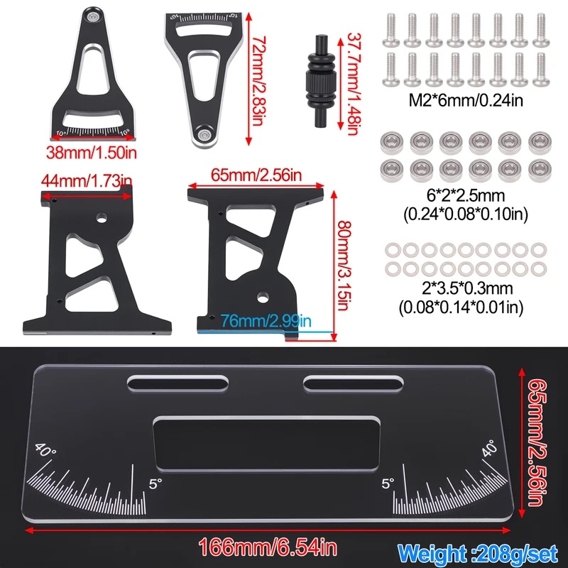 CNC-Aluminium RC-Chassis-Messw – Rc Drift Car Kit Bewertung und Preis