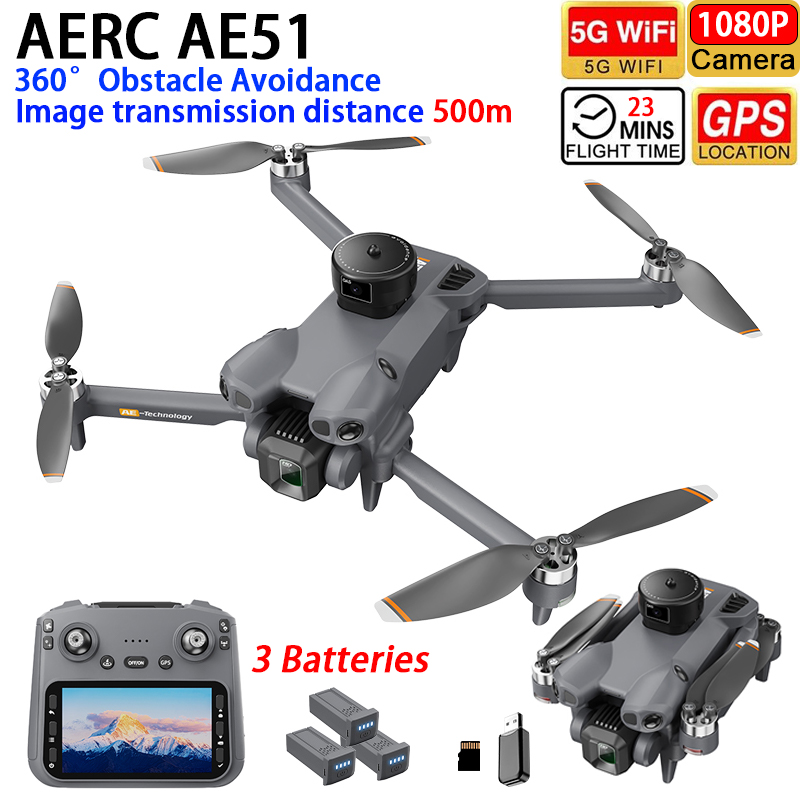 AERC AE51 Drohne GPS WIFI FPV  – Drone Rc Team City Bewertung und Preis