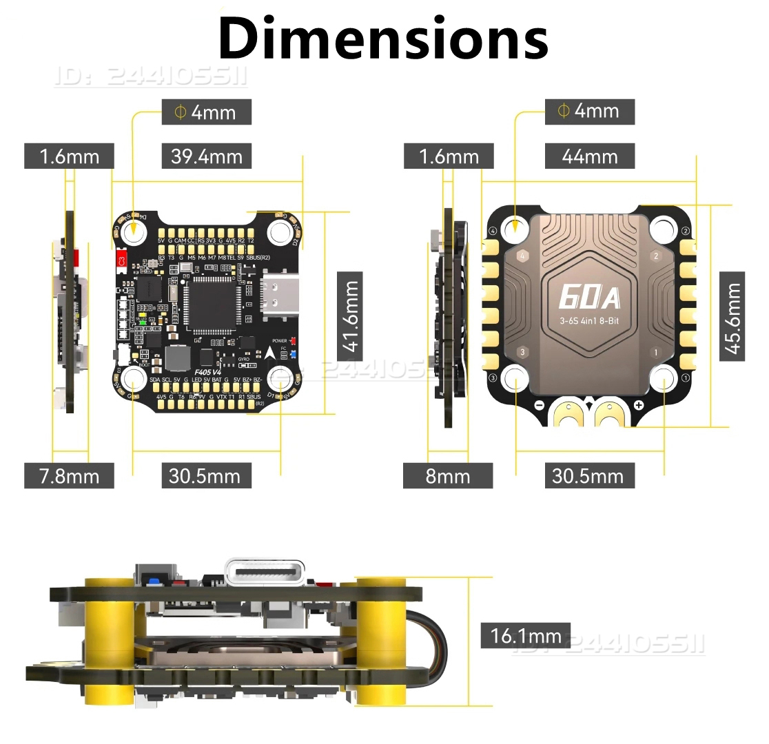 F405 V4 FC Flight Controller m – Drone Rc V4 Bewertung und Preis